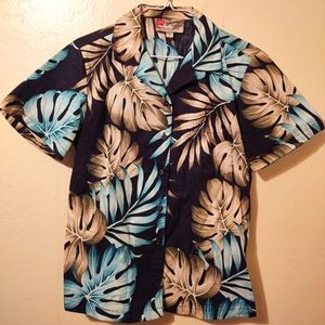 Hilo Hattie Women's Hawaiian Shirt Size S